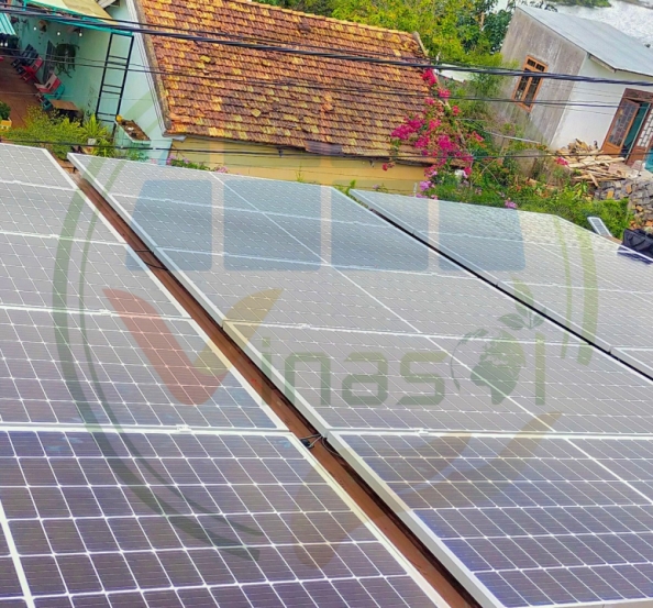 Hệ thống điện mặt trời dân dụng tại Di Linh, Lâm Đồng- Việt Nam