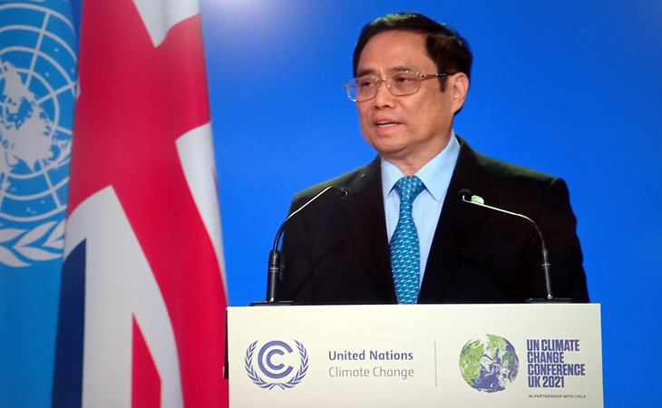 Thủ tướng Phạm Minh Chính tại hội nghị COP26