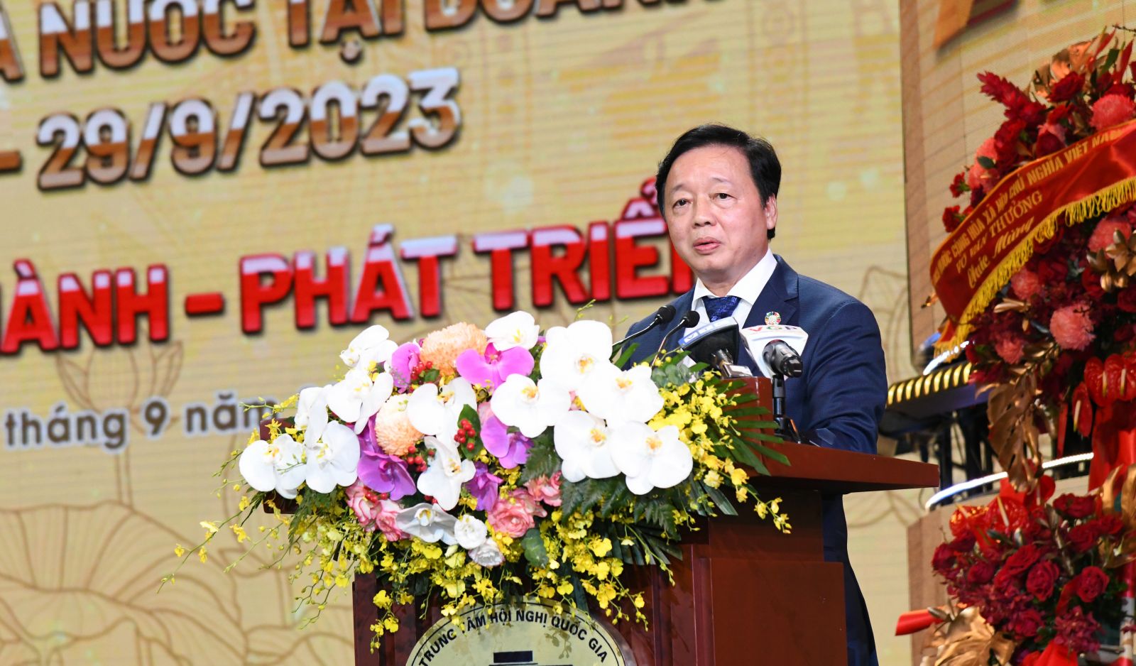 Phó Thủ tướng Chính phủ Trần Hồng Hà phát biểu tại Lễ kỷ niệm.