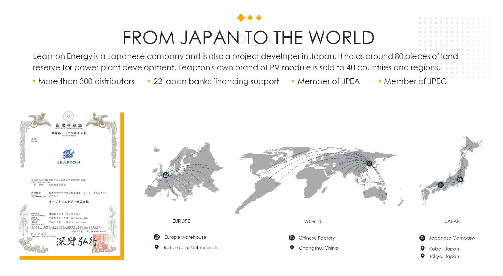 LEAPTON Solar - Thương hiệu pin mặt trời hàng đầu quốc tế đến từ Nhật Bản
